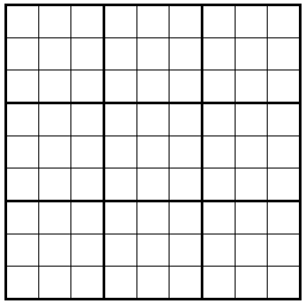 Passatempo Sudoku 9 x 9 Com Respostas Para Imprimir. Jogo Nº 28.