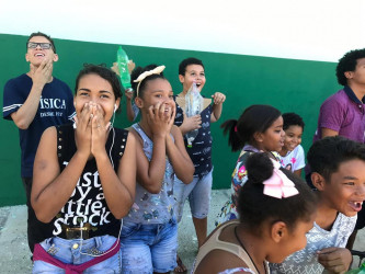 Sábado, (dia 08 de Junho), o Projeto de Extensão Física na Nuvem esteve na Associação IRPAMDEQ , localizada no bairro Planalto em Cuiabá.